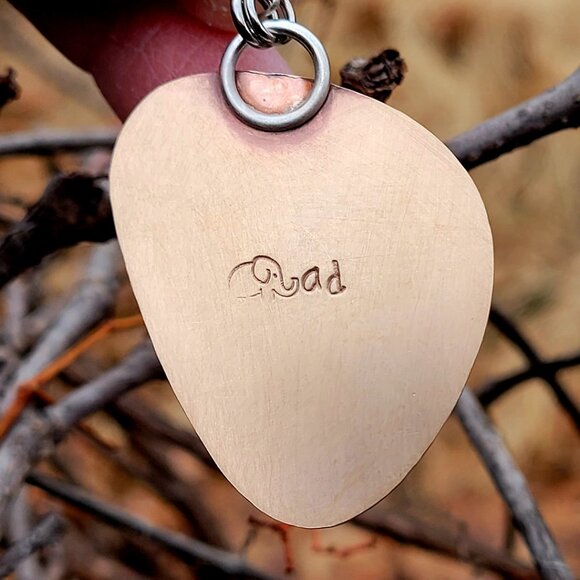 Handmade Artisan Amethyst Druzy Necklace - Picture 5 of 6